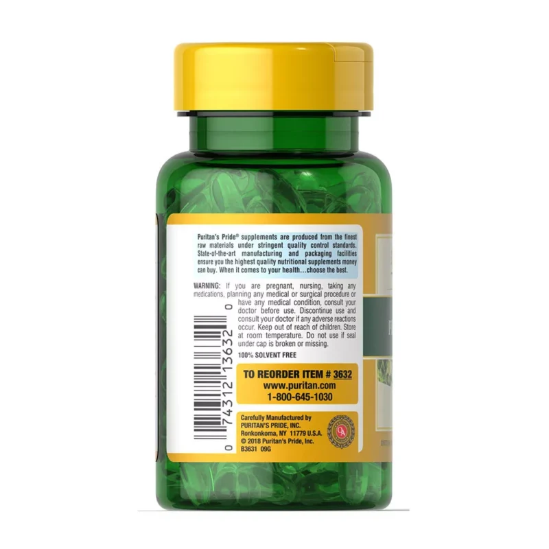 Puritan's Pride Kunigakepiõli 500mg (100 pehmekapslit) - Image 3