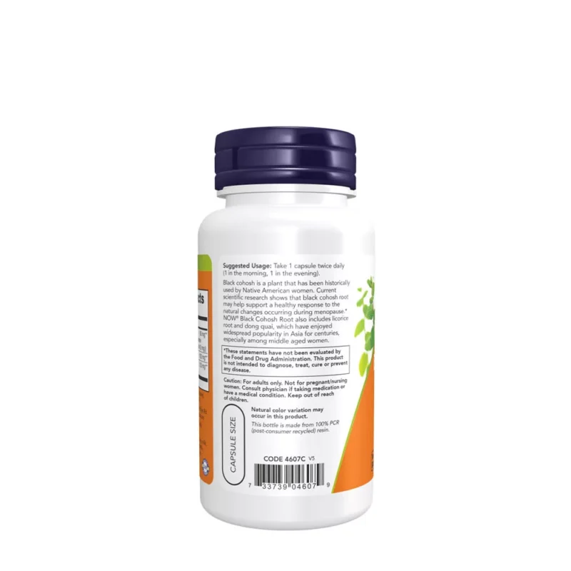 Now Foods Must kohošš 80mg (90 kapslit) - Image 3