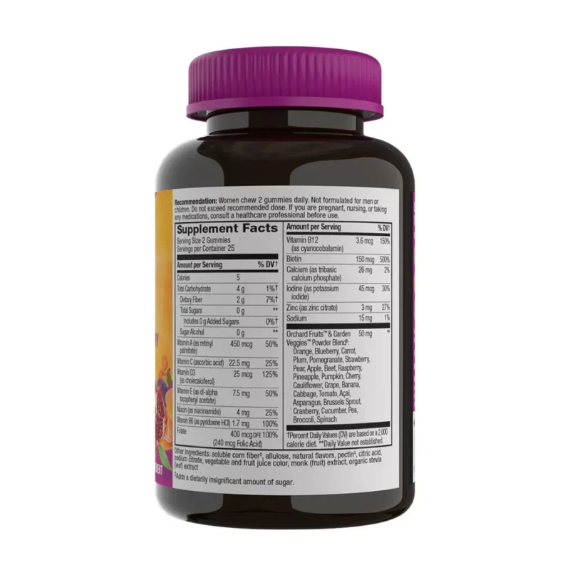 Alive!® Naiste suhkruvaba multivitamiin (50 kummikommi) - Image 3